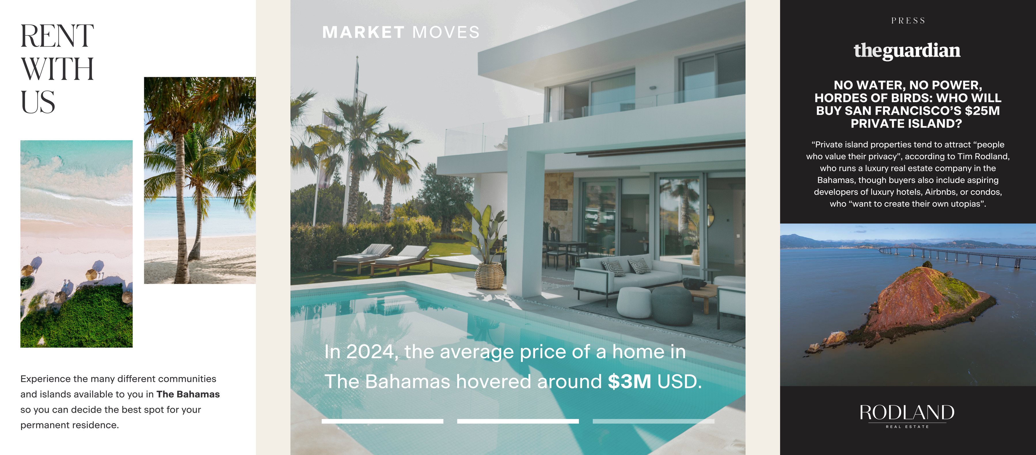 Rodland Real Estate — Rent With Us, Market Moves and The Guardian press graphics